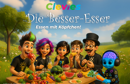 Clevies machen Picknick im Grünen